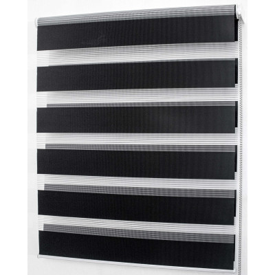 Ρολό σκίασης Day & Night, 200cm x 230cm Μαύρο, 1 σετ