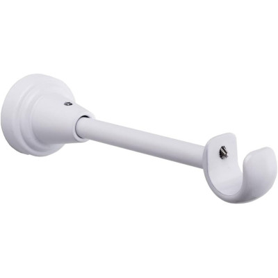 Στήριγμα βαρέωσ τύπου για βέργα Φ19mm, Λευκό Ματ, 2 ΤΕΜ