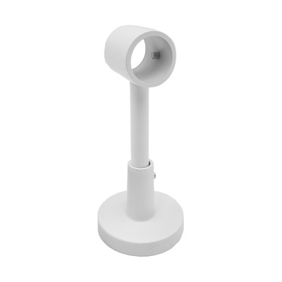 Στήριγμα κλειστού τύπου Φ19mm, Λευκό Ματ , 2 ΤΕΜ